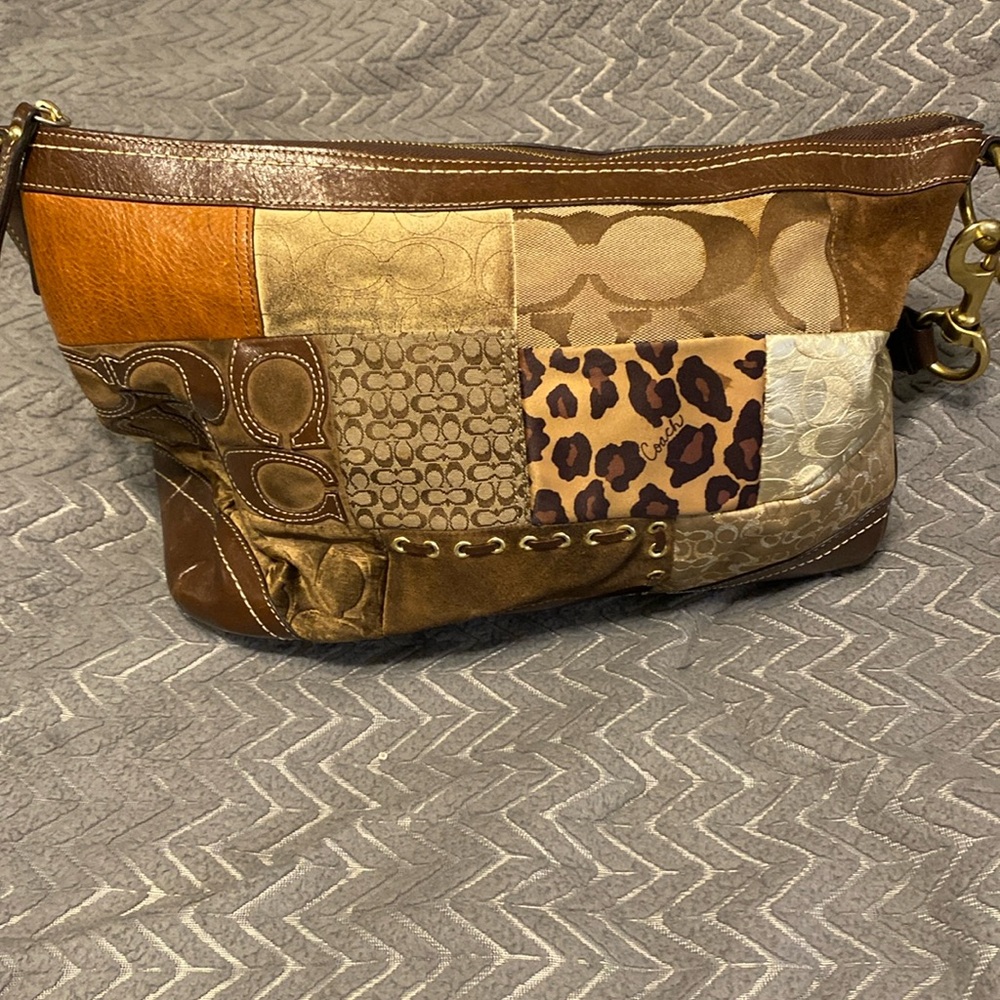 Vintage Coach Patchwork Bag
